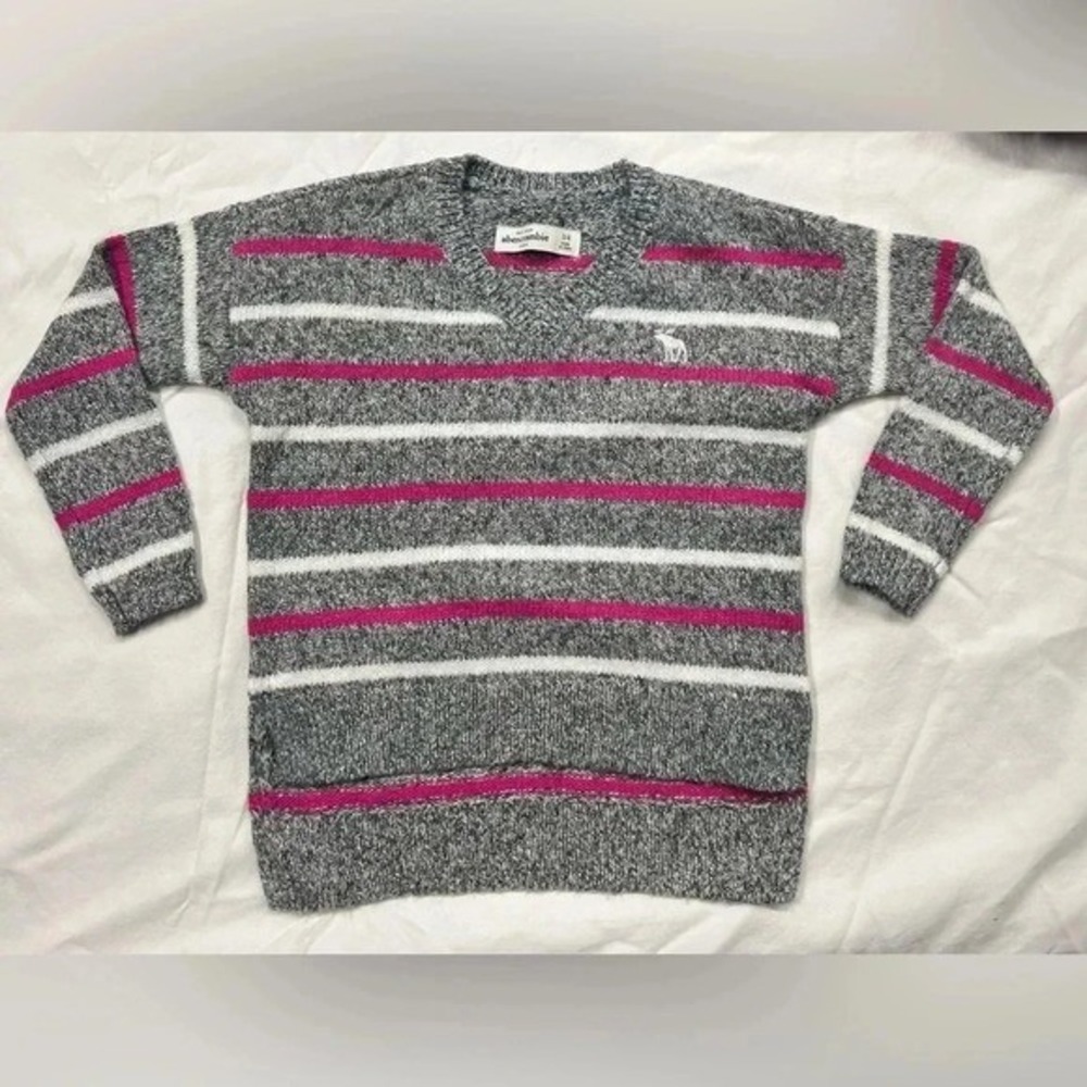 Abercrombie‎ kids long sleeved stripped sweater 3/4